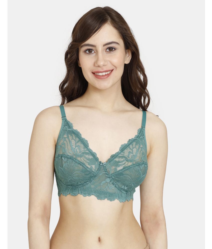     			Rosaline by Zivame Green Nylon Non Padded Women's T-Shirt Bra ( Pack of 1 )