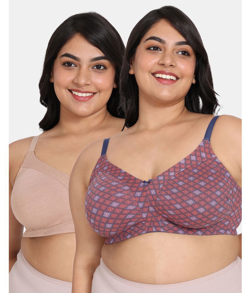     			Rosaline by Zivame Multicolor Polyester Non Padded Women's Push Up Bra ( Pack of 2 )