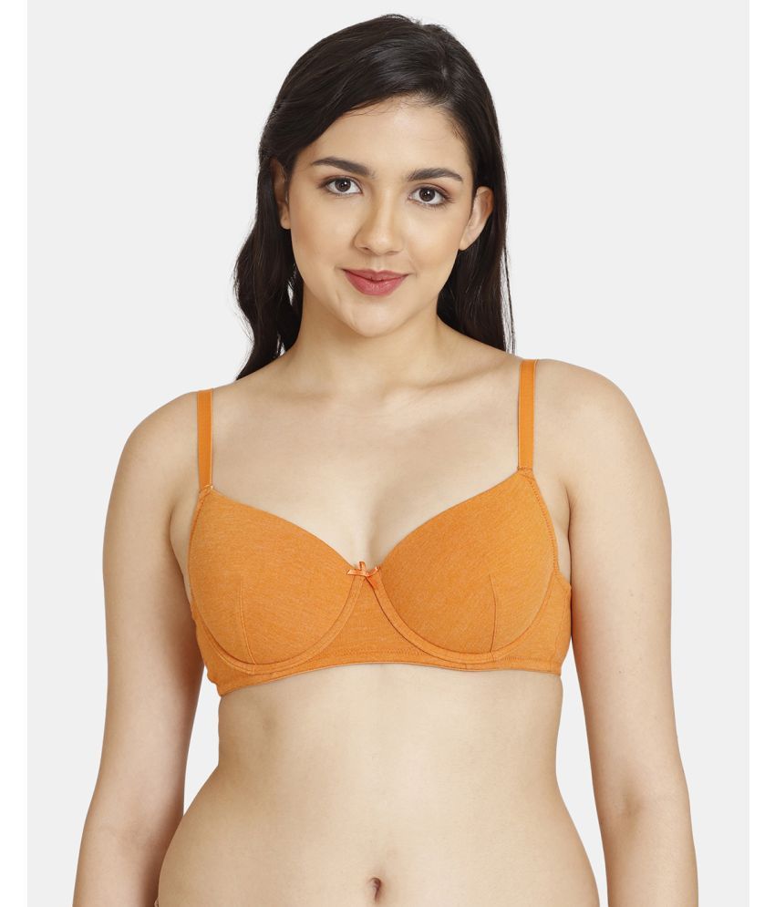     			Rosaline by Zivame Polyester Women's T-Shirt Bra ( Orange )