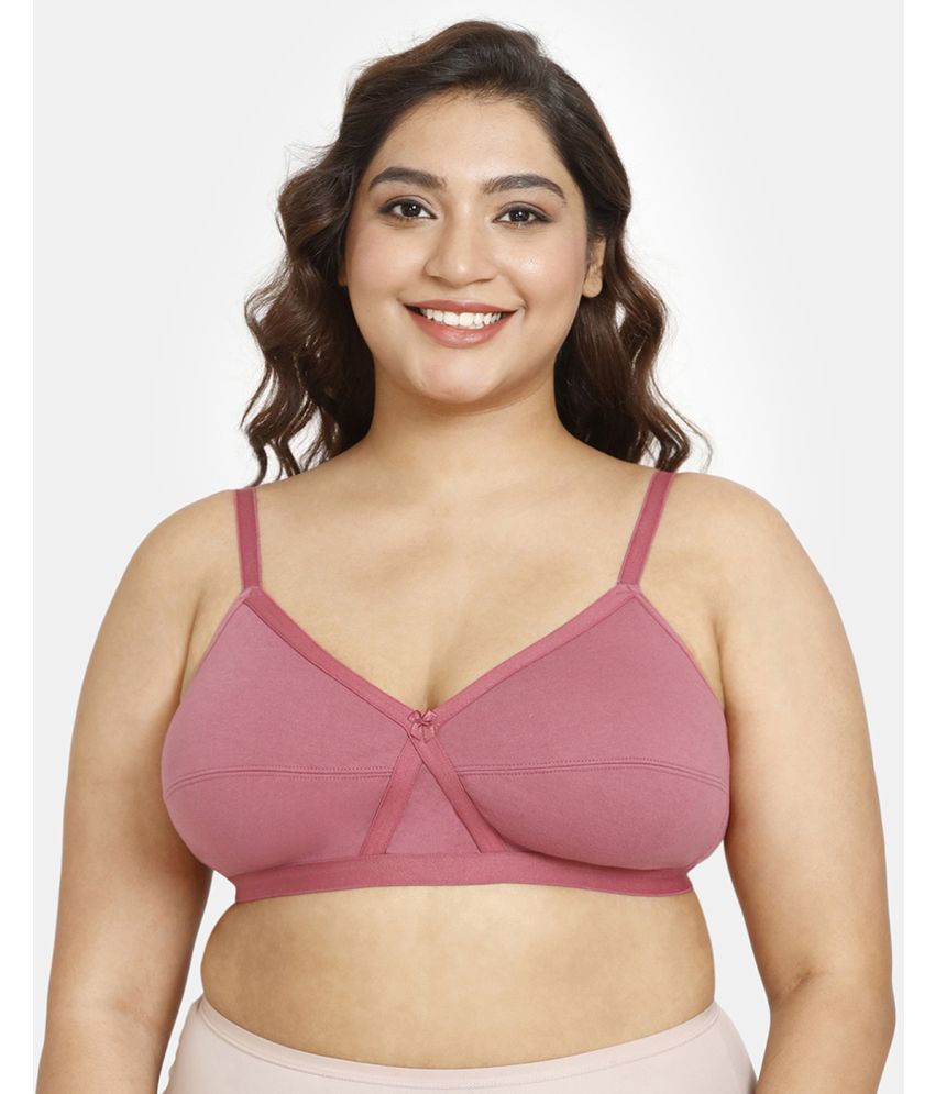     			Rosaline by Zivame Pink Polyester Non Padded Women's Push Up Bra ( Pack of 1 )