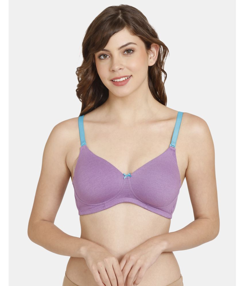     			Rosaline by Zivame Purple Polyester Heavily Padded Women's T-Shirt Bra ( Pack of 1 )