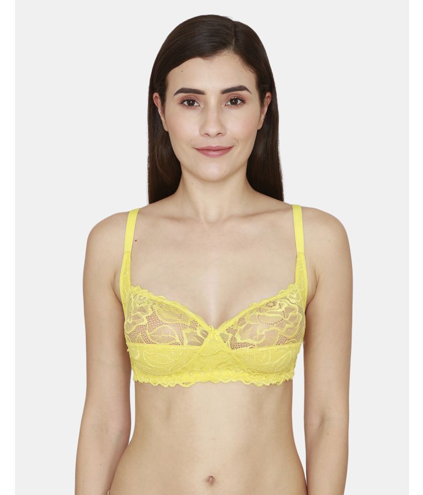     			Rosaline by Zivame Nylon Women's T-Shirt Bra ( Yellow )