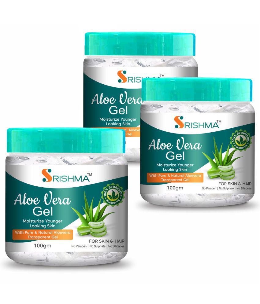     			Srishma Aloe Vera Gel for Skin Acne, Scars, Dark spots Face & Hair Care (300 g)