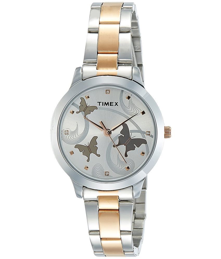     			Timex Silver Stainless Steel Analog Womens Watch