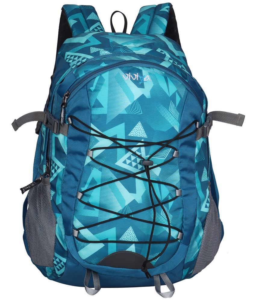     			Viviza Blue Polyester Backpack ( 27 Ltrs )