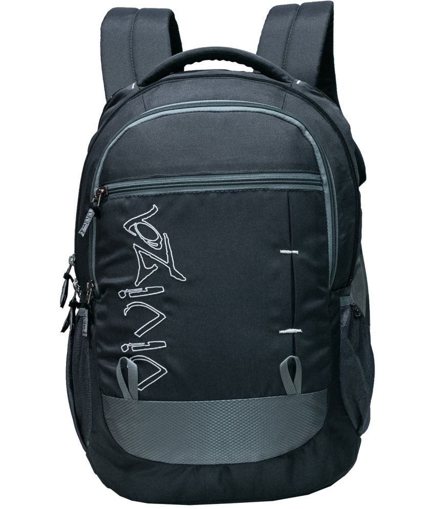     			Viviza Grey Polyester Backpack ( 27 Ltrs )