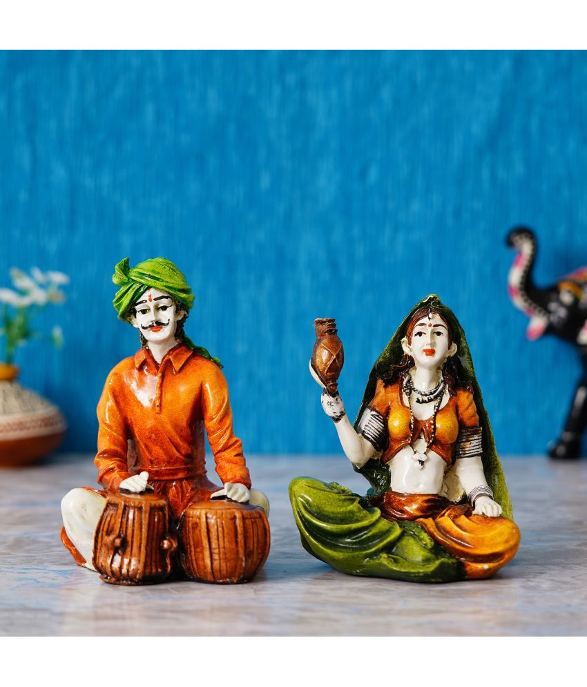     			eCraftIndia Couple & Human Figurine 13 cm - Pack of 2