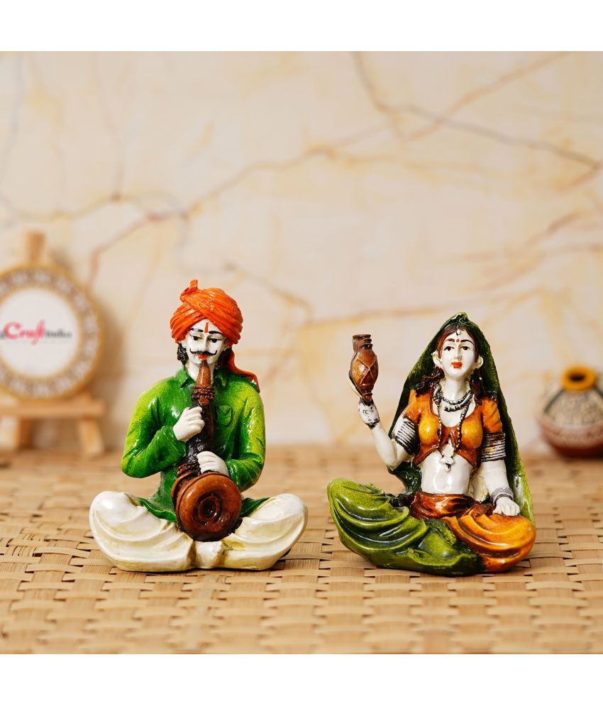     			eCraftIndia Couple & Human Figurine 13 cm - Pack of 2