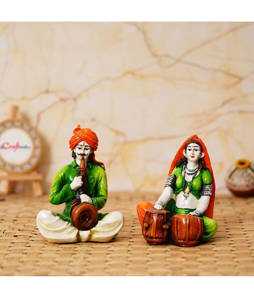     			eCraftIndia Couple & Human Figurine 14 cm - Pack of 2