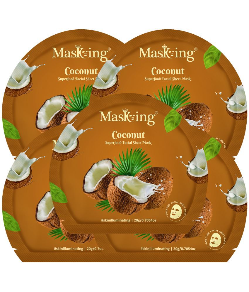     			Masking - Skin Hydrating Sheet Mask for All Skin Type ( Pack of 5 )