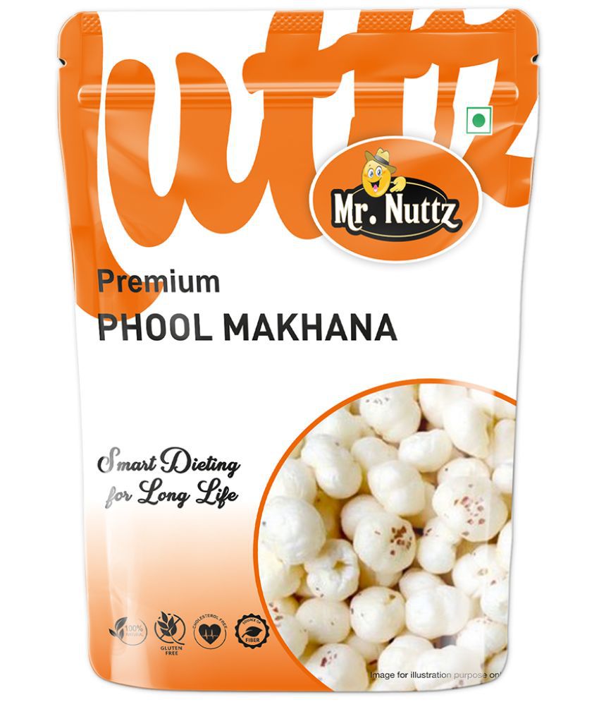     			Mr.Nuttz Premium Phool Makhana 100g, Fox Nut Dry Fruits Fox Nut  (100 g)