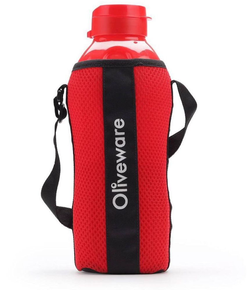     			Oliveware Red Water Bottle 2000 mL ( Set of 1 )