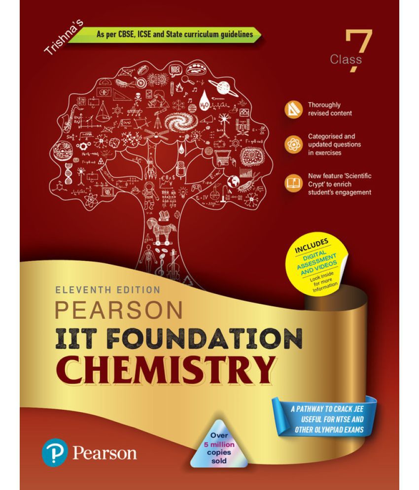     			Pearson IIT Foundation Chemistry Class 7, As Per CBSE, ICSE and State Curriculum Guidelines - 11th Edition