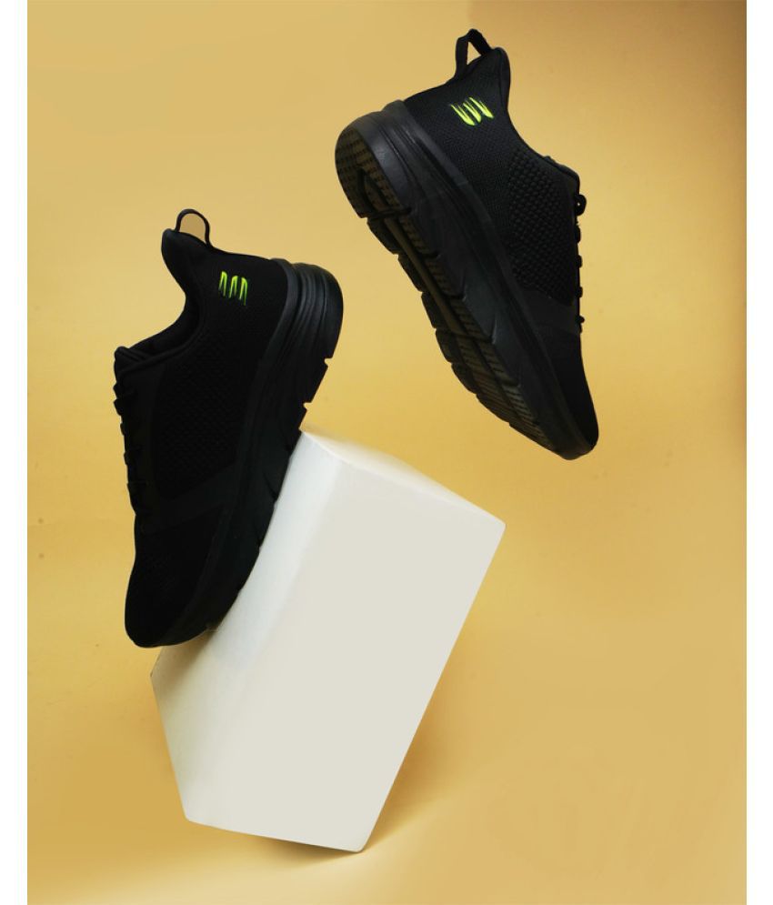     			Sspot On SSPOT ON OSCAR-01 Black Men's Sports Running Shoes