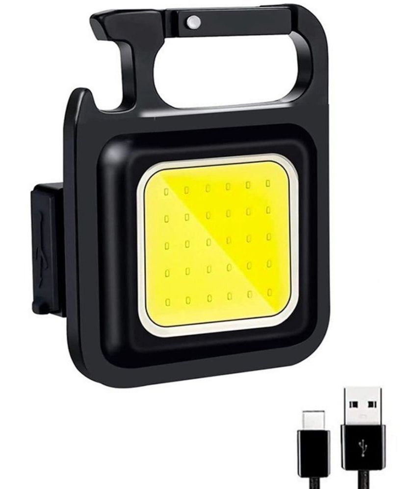     			let light COB Powerful 800 Lumens Bright Rechargeable Keychain Mini Flashlight 3 Light Modes Portable Pocket Light