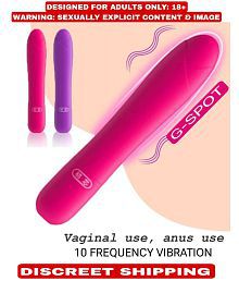 10 FREQUENCY WATERPROOF SILENT G-SPOT SPEAR DILDO VIBRATOR FOR WOMEN BY KAMAHOUSE