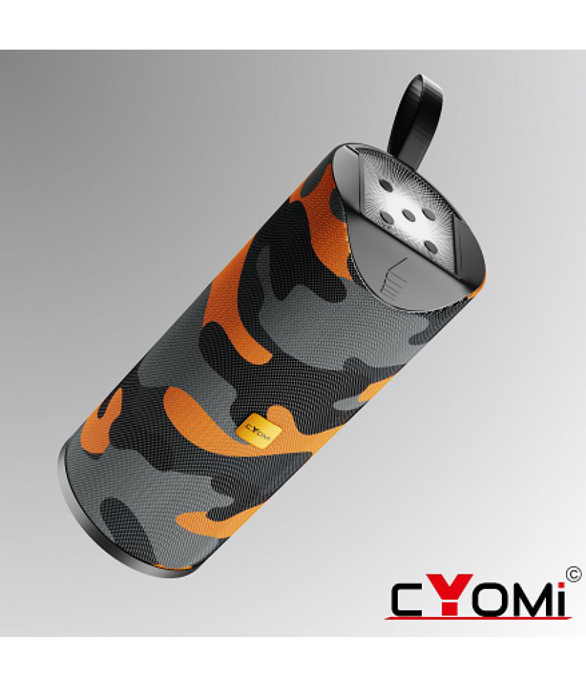    			CYOMI CY-311_Orange 10 W Bluetooth Speaker Bluetooth V 5.1 with SD card Slot,USB Playback Time 4 hrs Orange