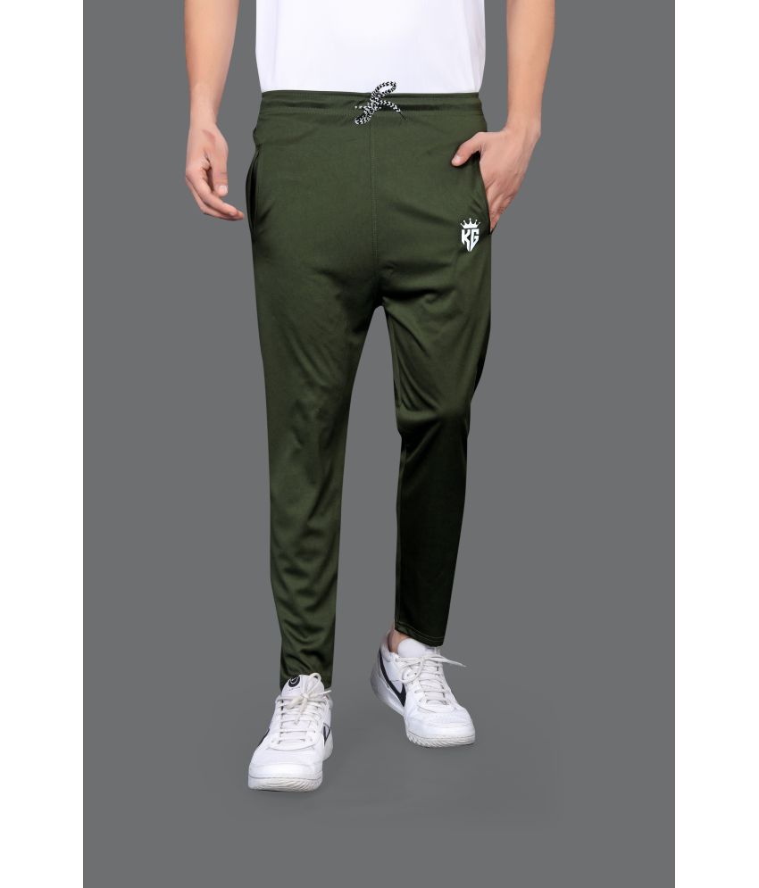     			FRUZIS FASHION Green Lycra Men's Trackpants ( Pack of 1 )
