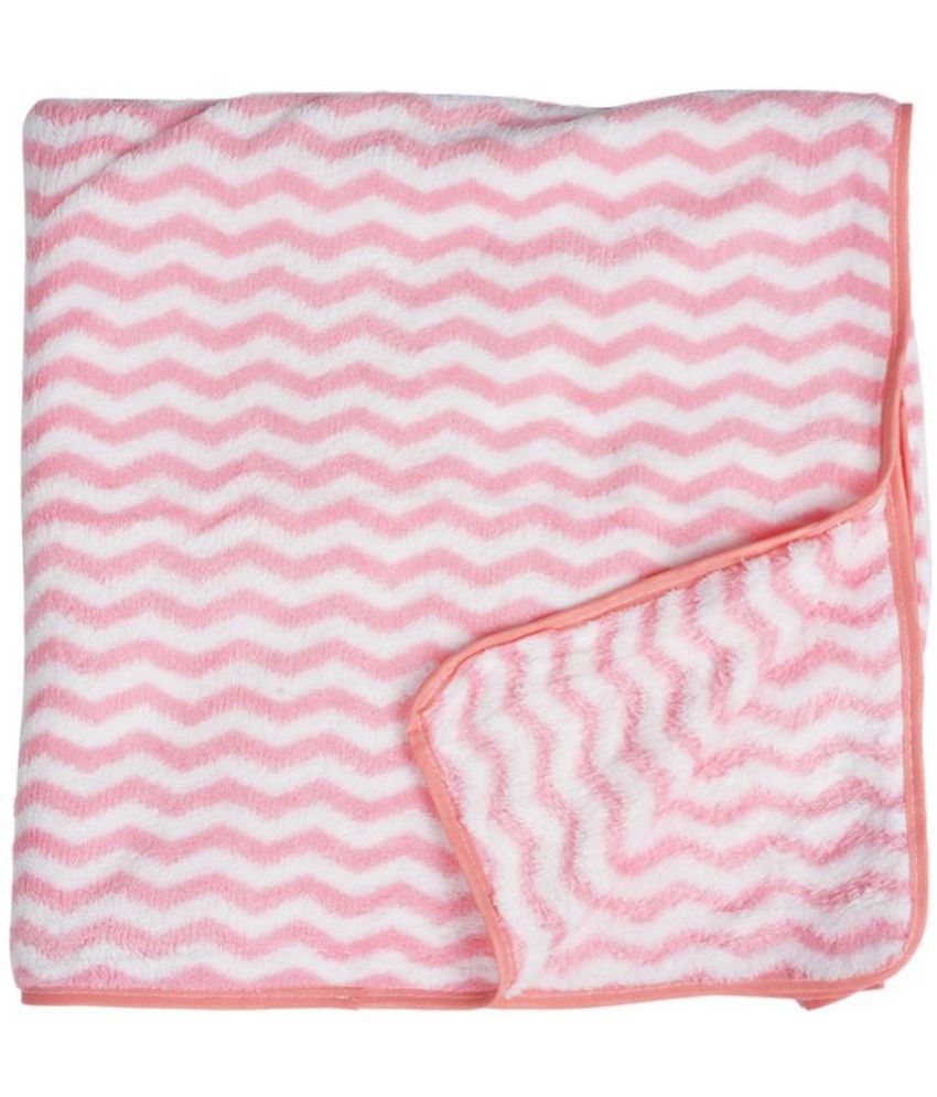     			STYLE SHOES Pink Cotton Blend Printed Pool Towel ( Pack of 1 )