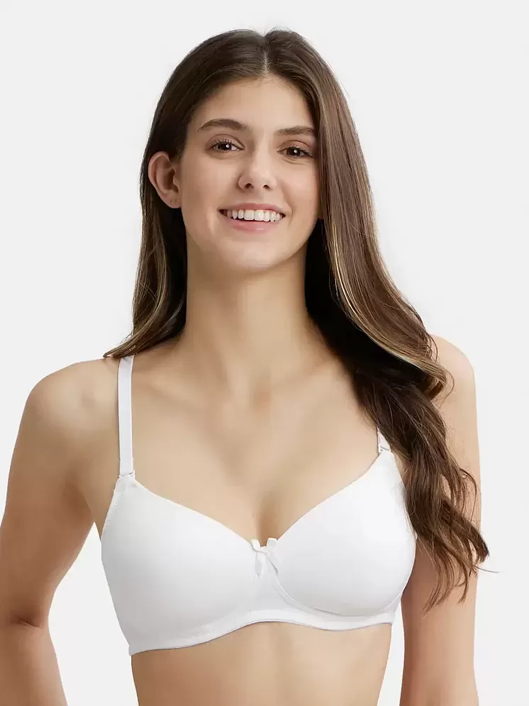 Jockey 1250 Wirefree Non Padded Super Combed Cotton Elastane Full Coverage  Everyday Bra-Estate Blue - Buy Jockey 1250 Wirefree Non Padded Super Combed  Cotton Elastane Full Coverage Everyday Bra-Estate Blue Online at