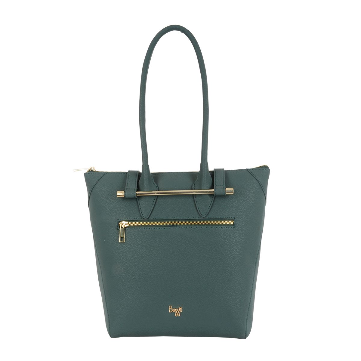     			Baggit Green Faux Leather Tote Bag