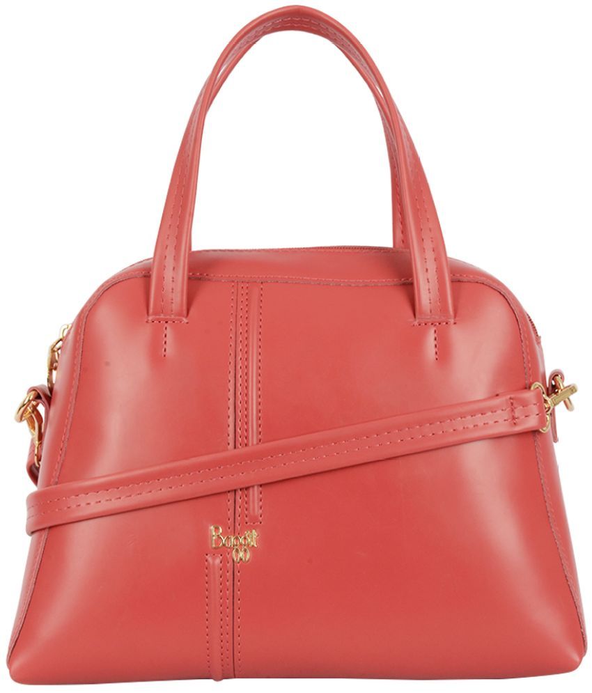     			Baggit Pink Faux Leather Shoulder Bag