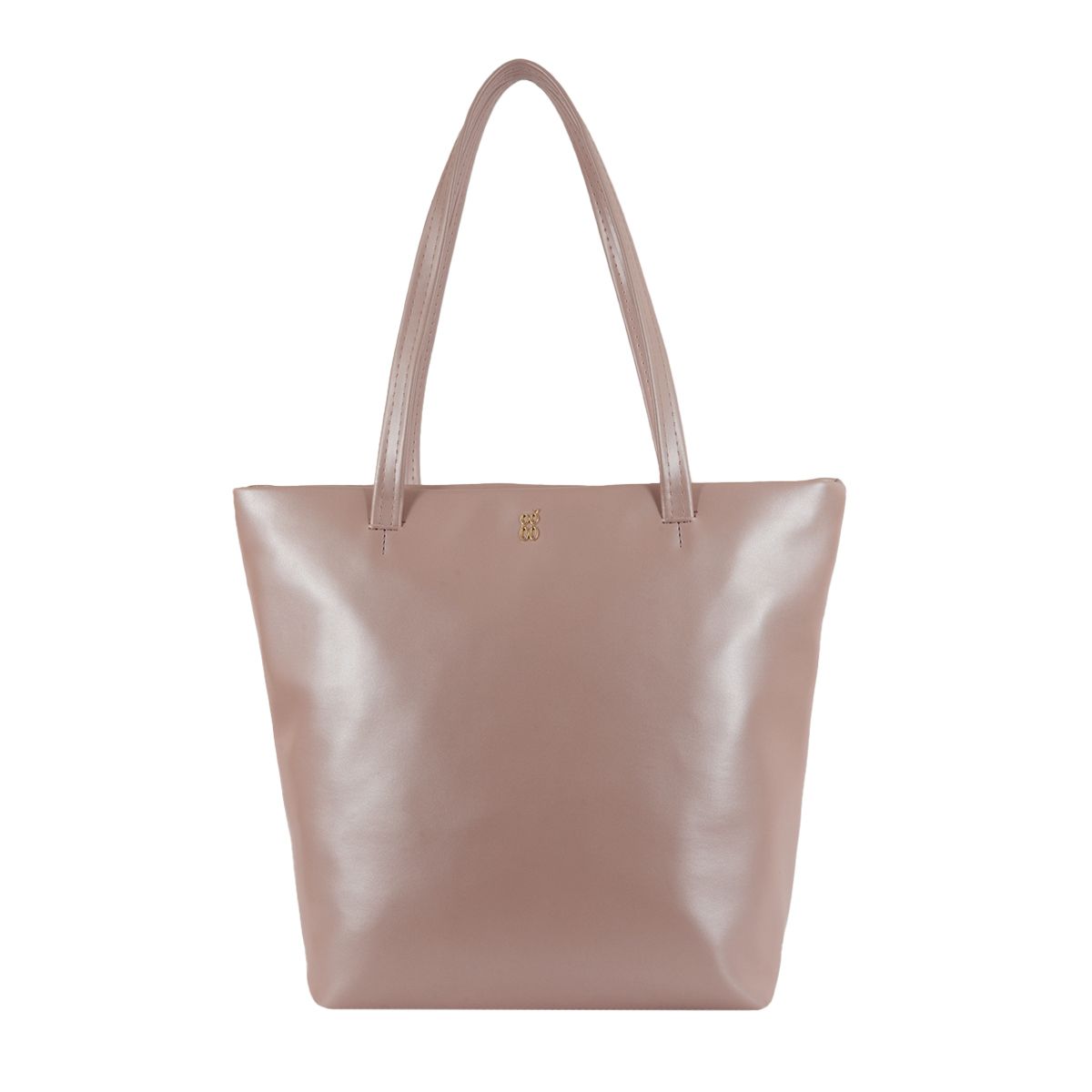     			Baggit Pink Faux Leather Tote Bag