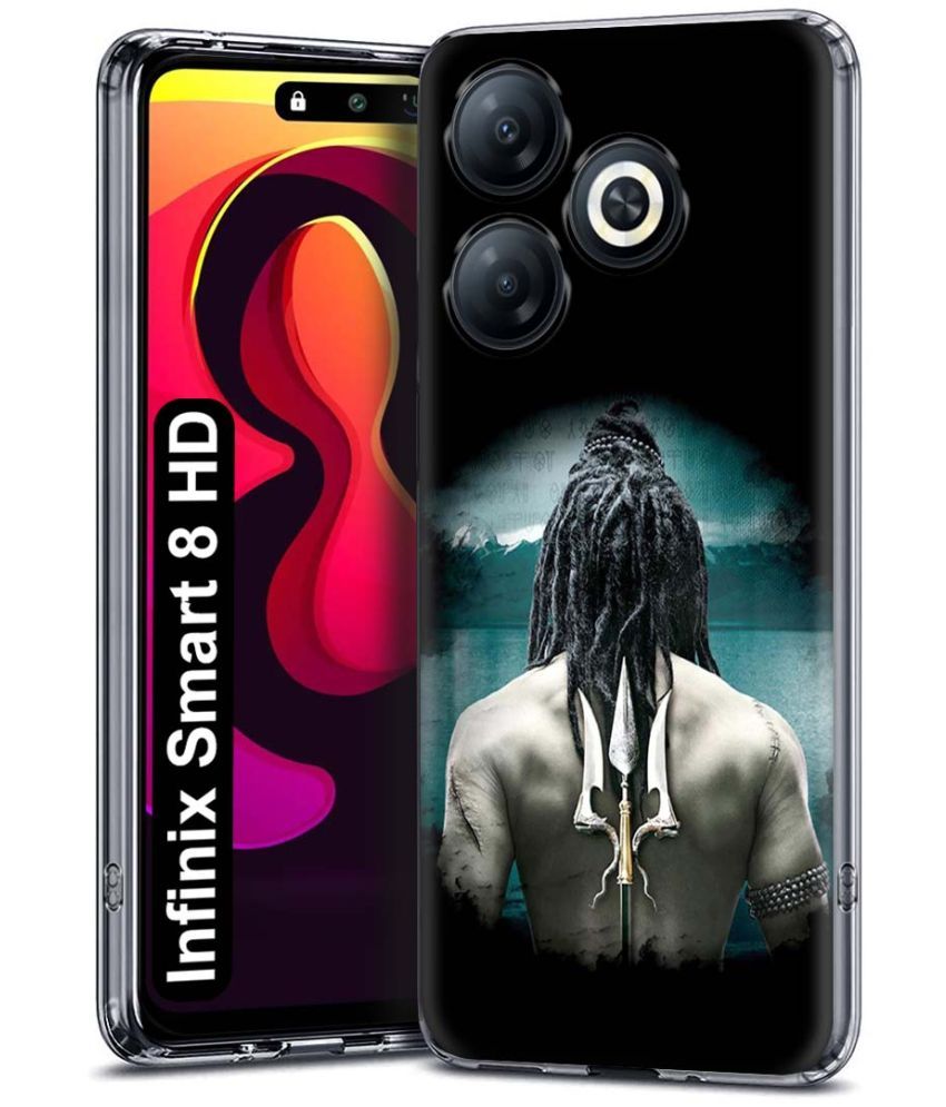     			Fashionury Multicolor Printed Back Cover Silicon Compatible For Infinix Smart 8 HD ( Pack of 1 )