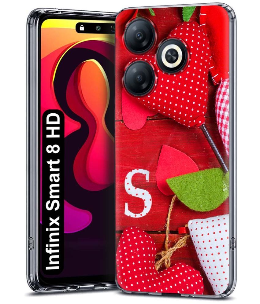     			Fashionury Multicolor Printed Back Cover Silicon Compatible For Infinix Smart 8 HD ( Pack of 1 )