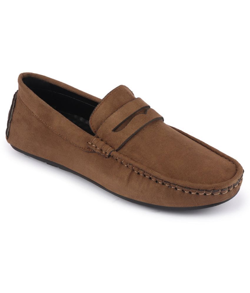     			Fausto Tan Men's Slip on