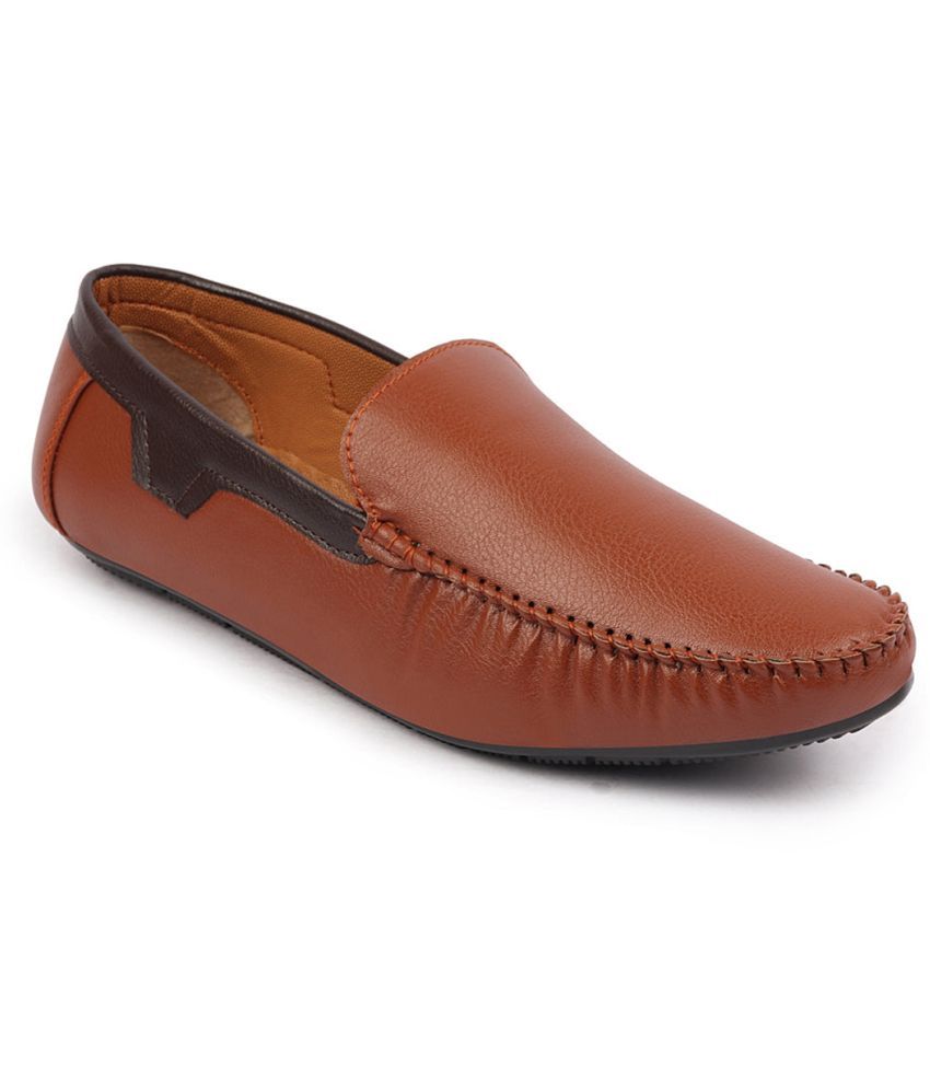     			Fausto Tan Men's Slip on