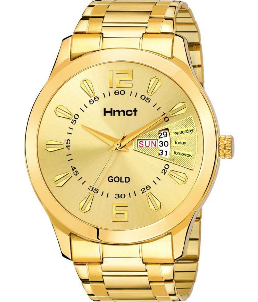     			HMCT Gold Metal Analog Men's Watch