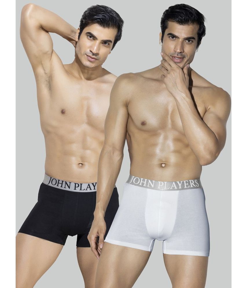     			John Players Multicolor Cotton Blend Men's Trunks ( Pack of 2 )