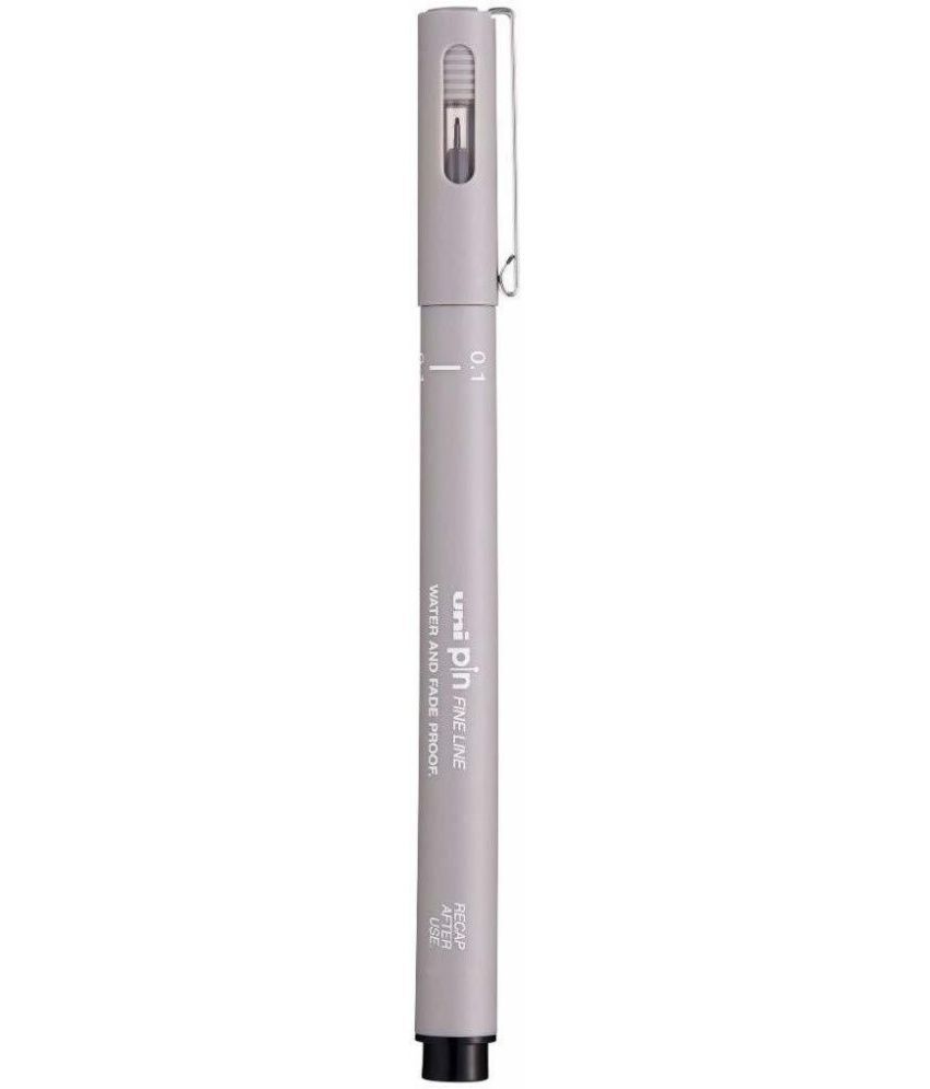     			uni-ball PIN-200 0.1 mm Fineliner Drawing Pen, Light Grey Ink, Pack of 3