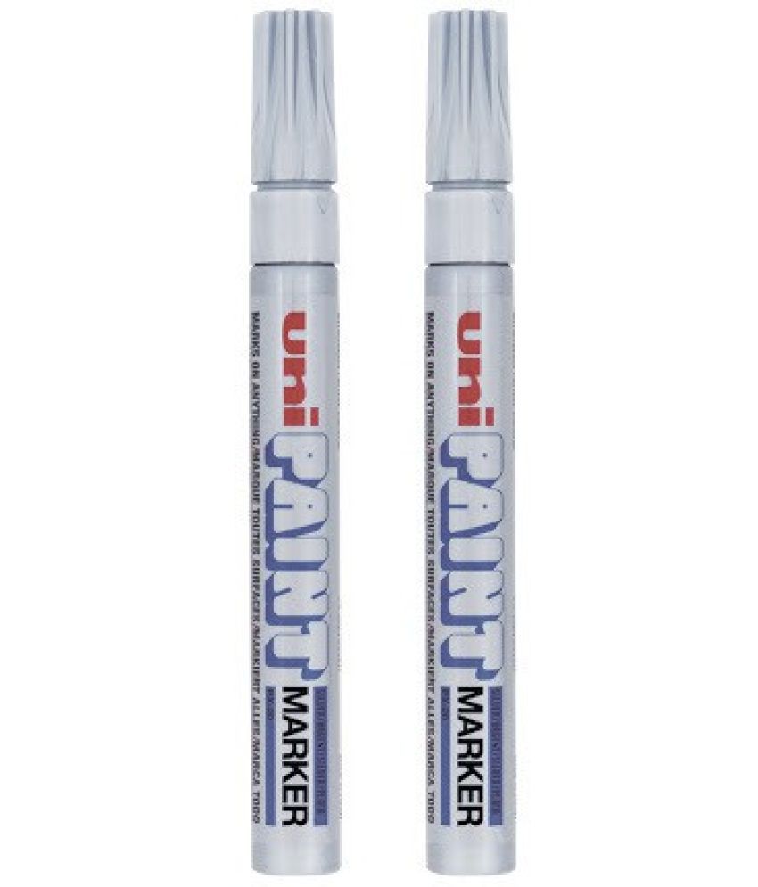     			uni-ball PX20 Paint Markers (Silver Ink, Pack of 2)