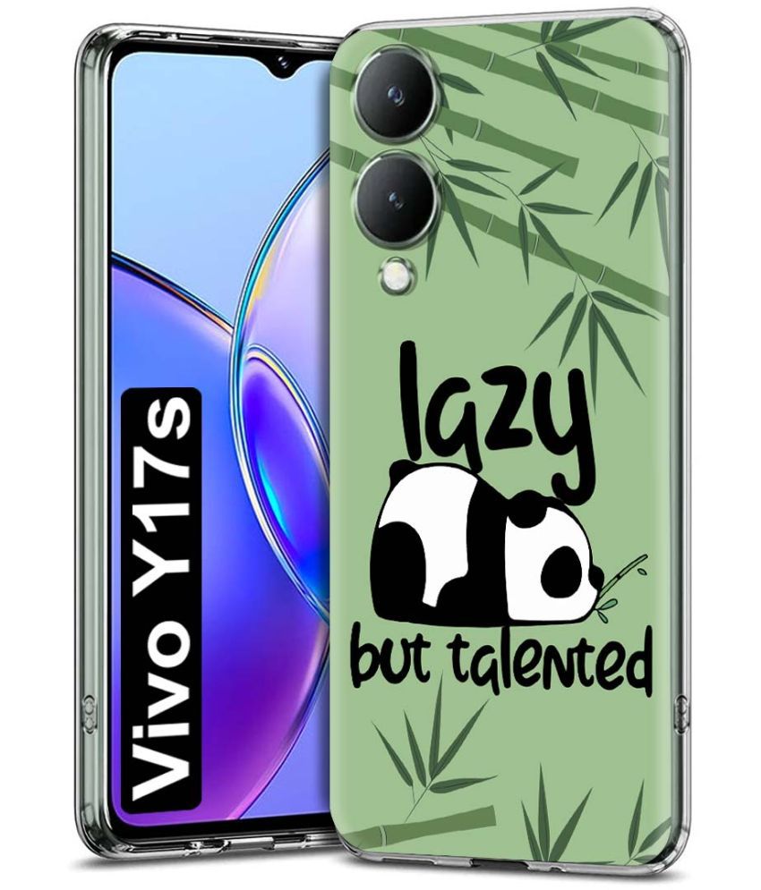     			Fashionury Multicolor Printed Back Cover Silicon Compatible For Vivo Y17s 4G ( Pack of 1 )