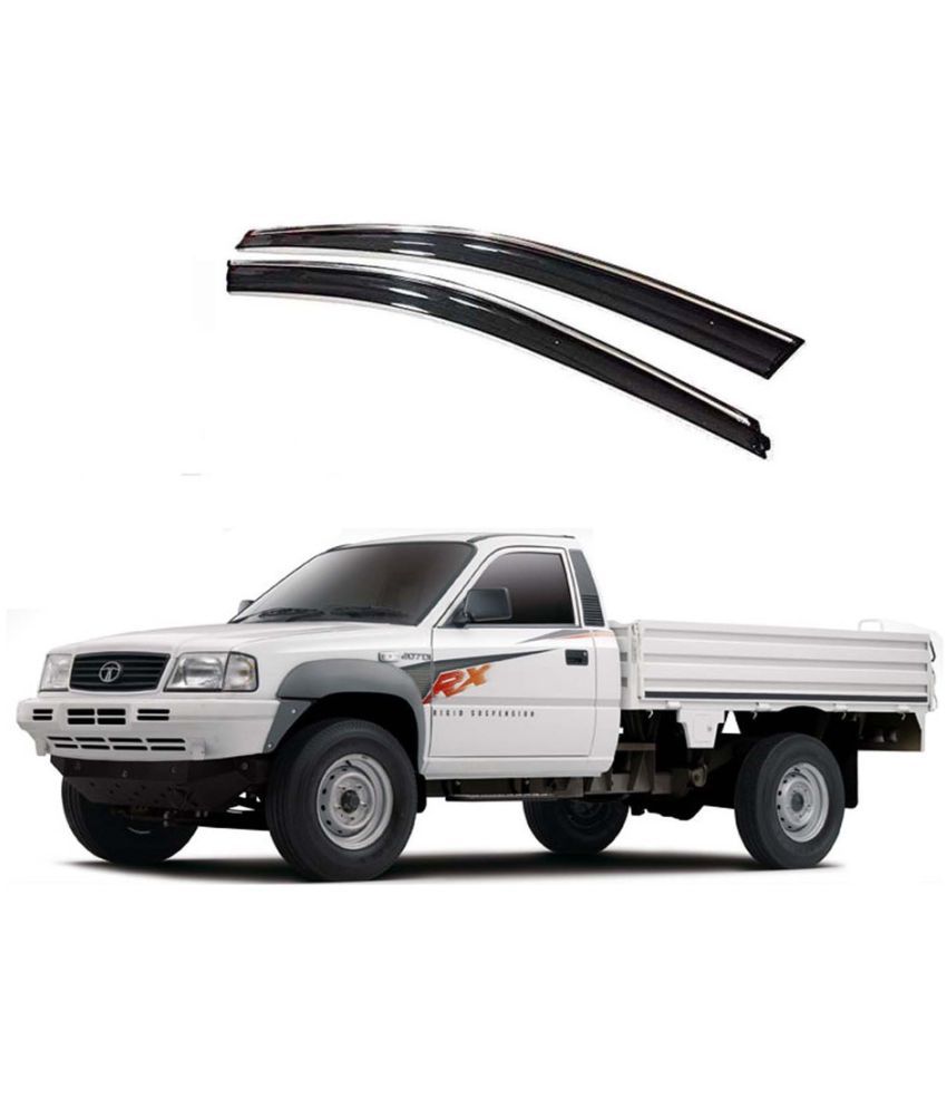     			Auto E-Shopping Wind Deflectors Black Set of 2