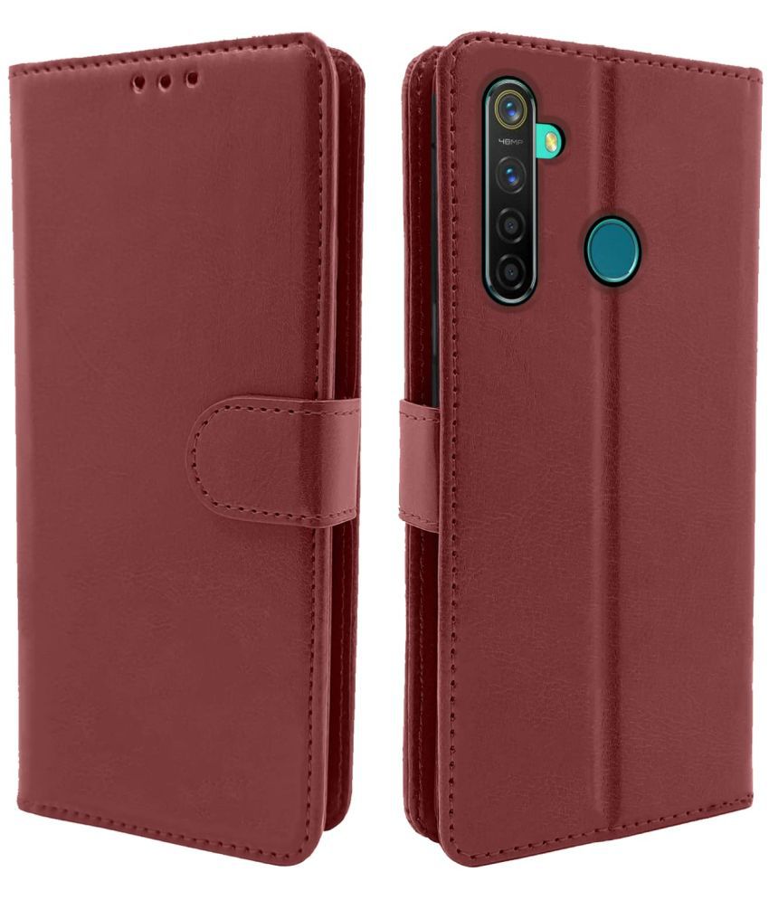     			Balkans Teal Flip Cover Artificial Leather Compatible For Realme 5i ( Pack of 1 )