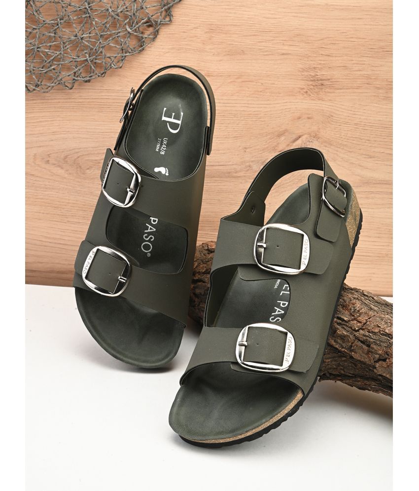     			El Paso - Olive Men's Sandals