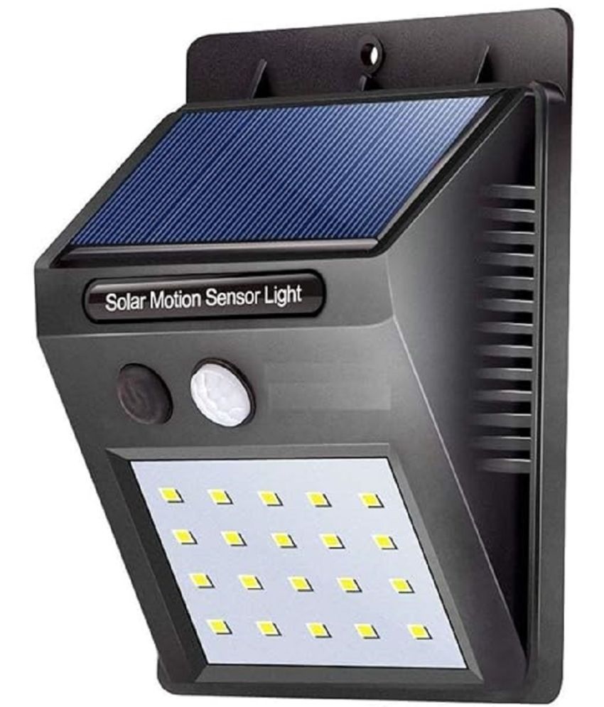     			Jellify 5W Solar Outdoor Wall Light ( Pack of 1 )
