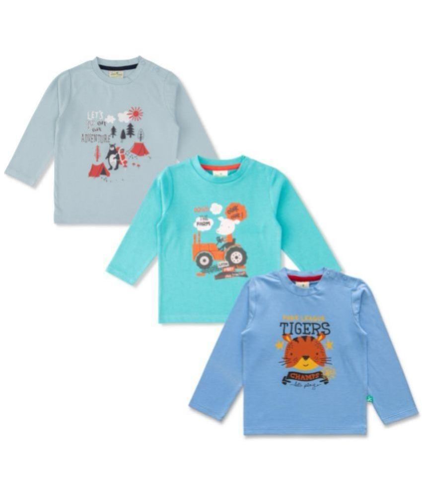     			Juscubs Multi Baby Boy T-Shirt ( Pack of 3 )