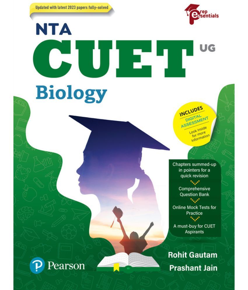     			Prep Essentials NTA CUET (UG) Biology, Includes with the Latest 2023 Papers (Fully-Solved), 1st Edition