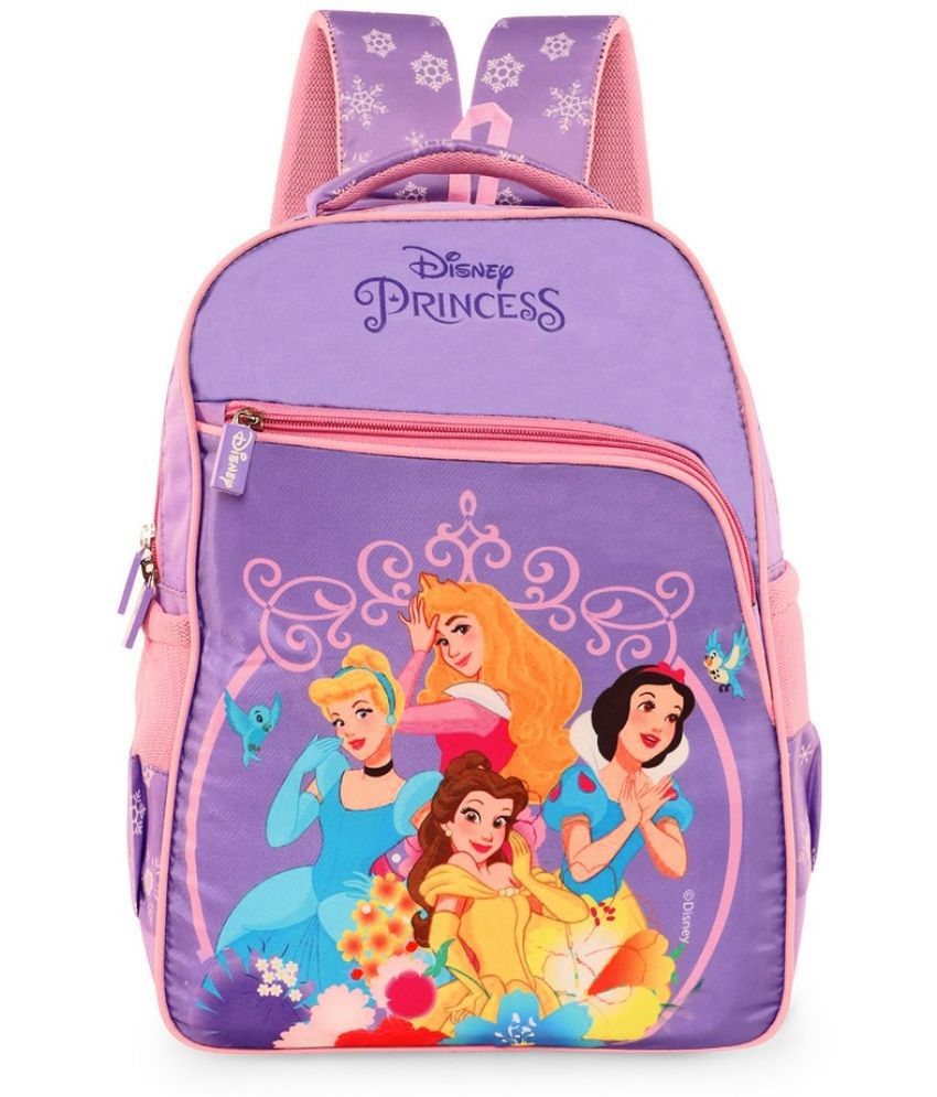     			Priority Lavender Polyester Backpack For Kids