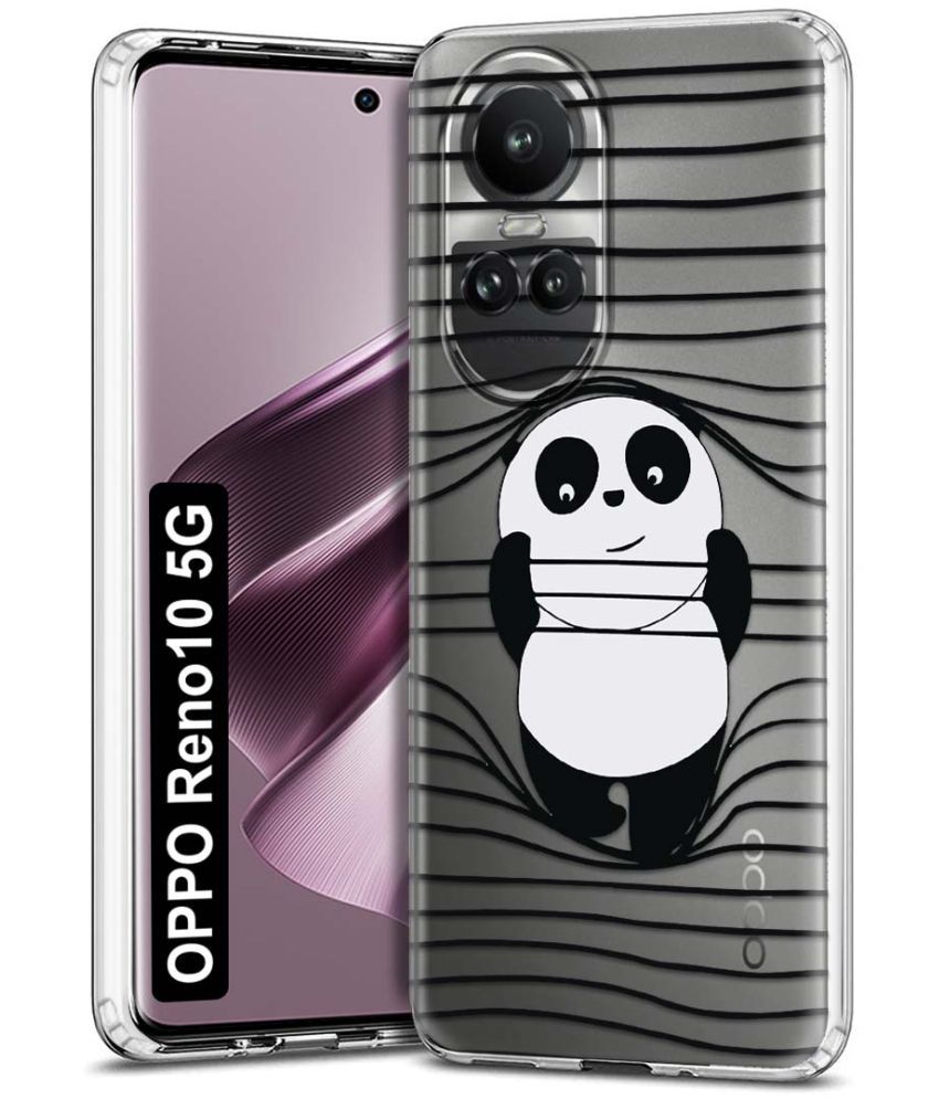     			Fashionury Multicolor Printed Back Cover Silicon Compatible For Oppo Reno 10 5G ( Pack of 1 )