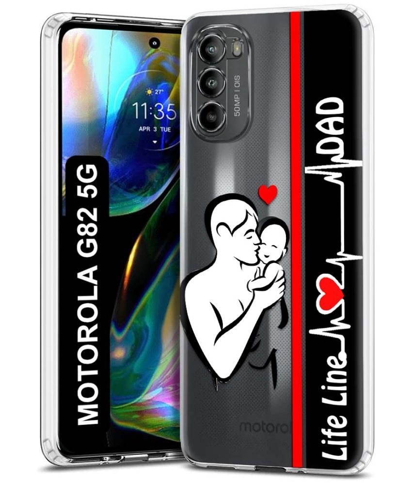     			Fashionury Multicolor Printed Back Cover Silicon Compatible For Motorola Moto G82 5G ( Pack of 1 )