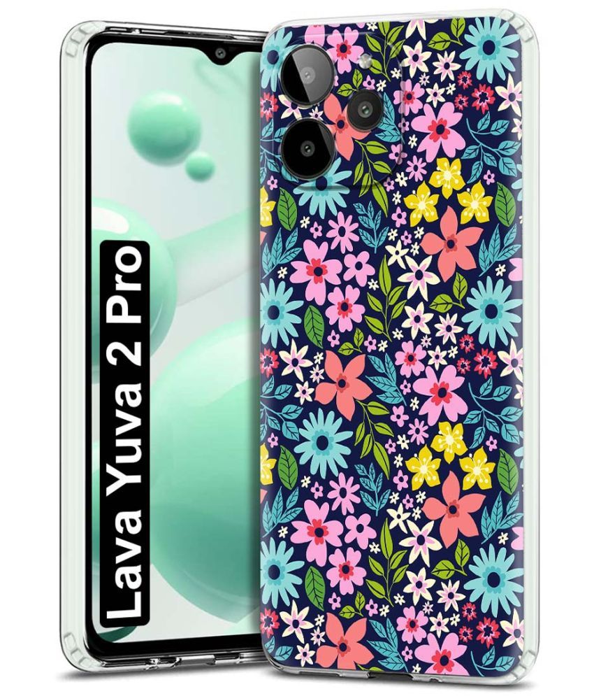     			Fashionury Multicolor Printed Back Cover Silicon Compatible For Lava YUVA 2 Pro ( Pack of 1 )