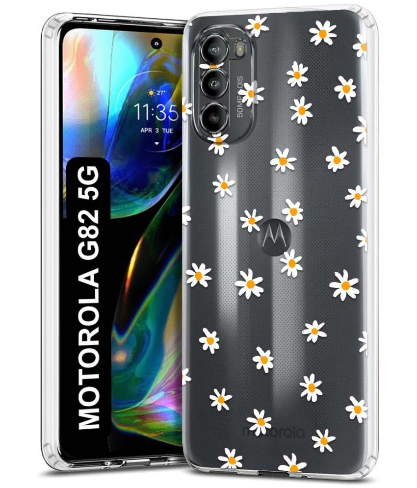     			Fashionury Multicolor Printed Back Cover Silicon Compatible For Motorola Moto G82 5G ( Pack of 1 )