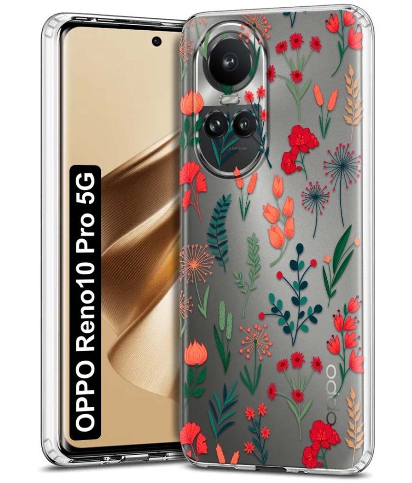     			Fashionury Multicolor Printed Back Cover Silicon Compatible For Oppo Reno 10 Pro ( Pack of 1 )