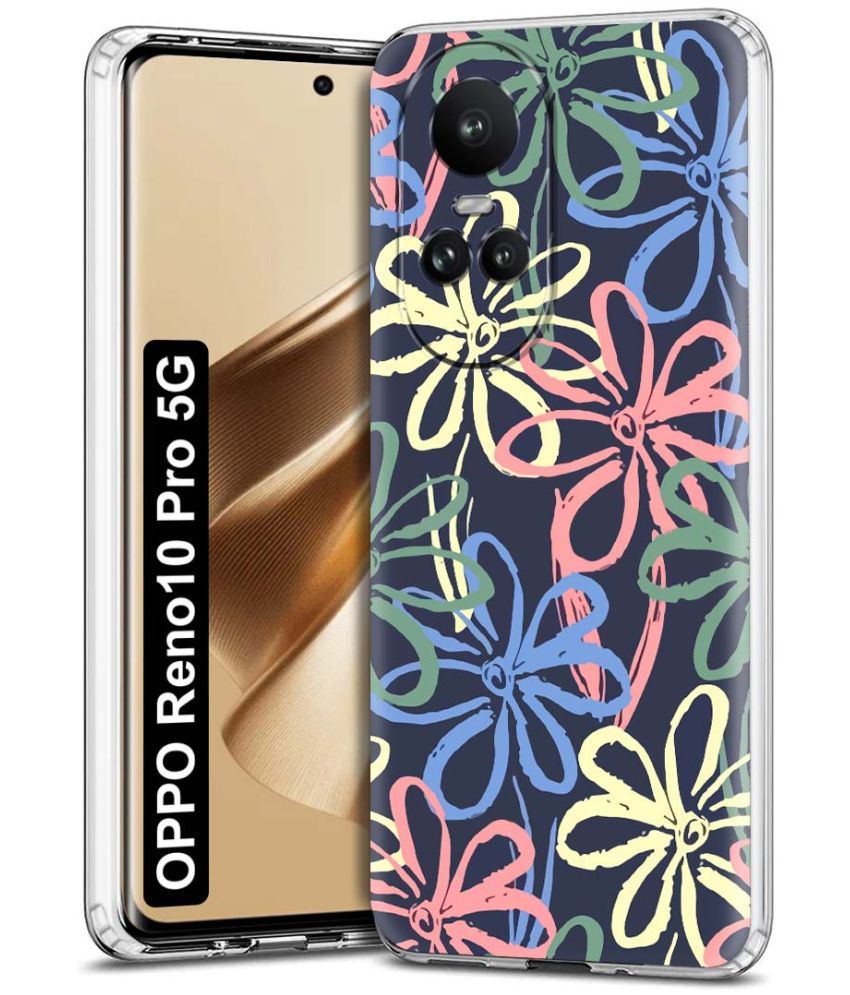     			Fashionury Multicolor Printed Back Cover Silicon Compatible For Oppo Reno 10 Pro ( Pack of 1 )