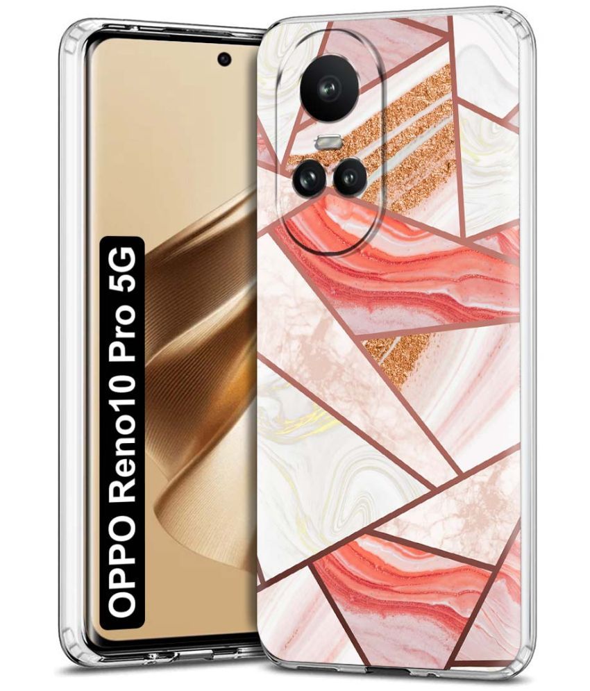     			Fashionury Multicolor Printed Back Cover Silicon Compatible For Oppo Reno 10 Pro ( Pack of 1 )